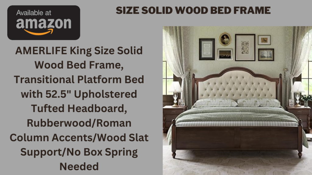 bed frame solid wood