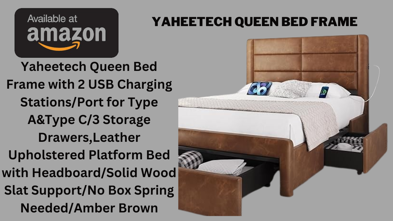 Wood queen bed frame