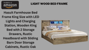 Light Wood Bed Frame