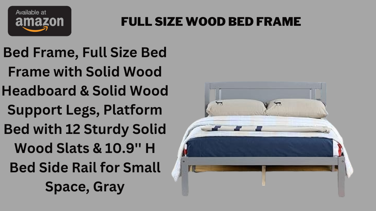 Full Size Wood Bed Frame